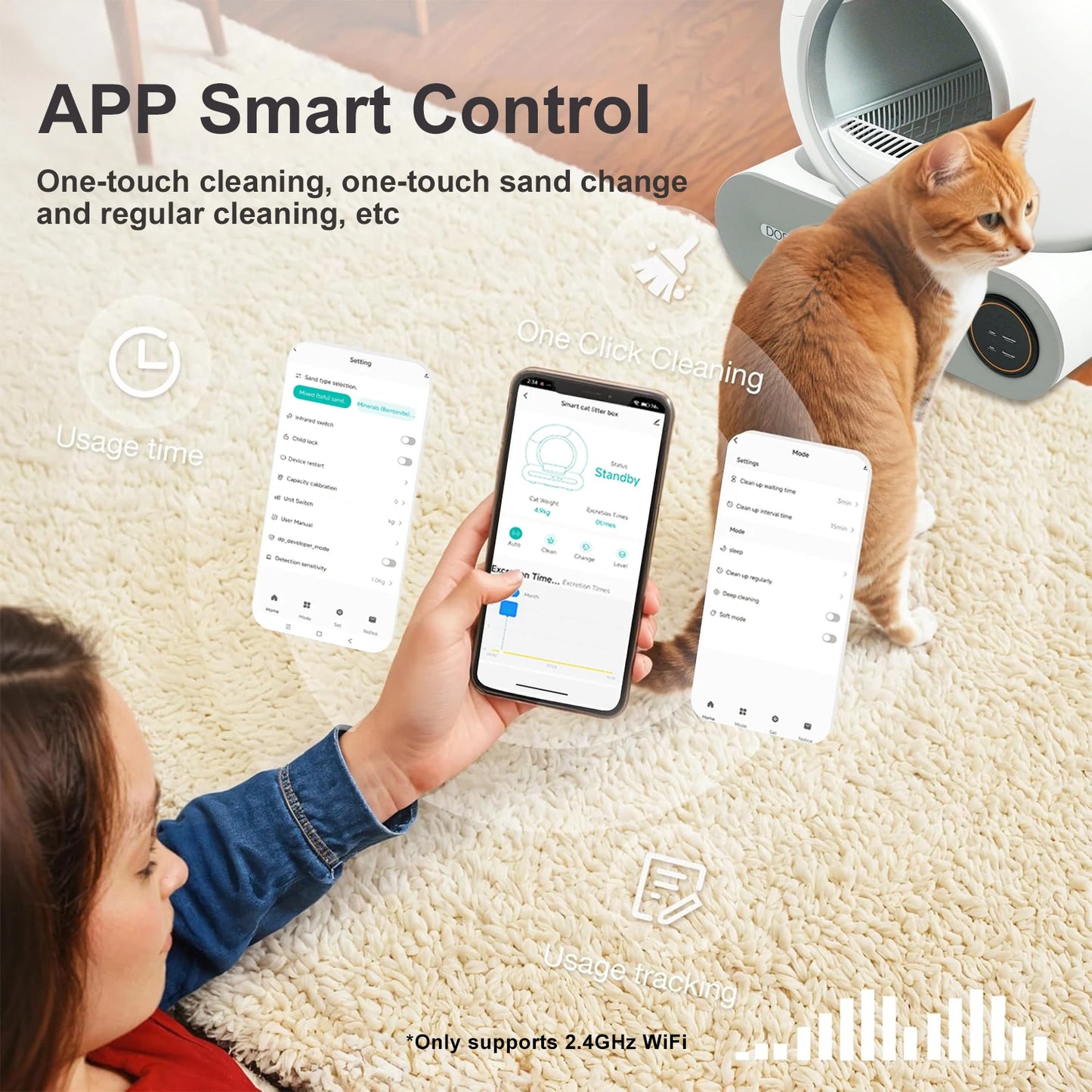 CleanPaws™ Automatic Self-Cleaning Cat Litter Box