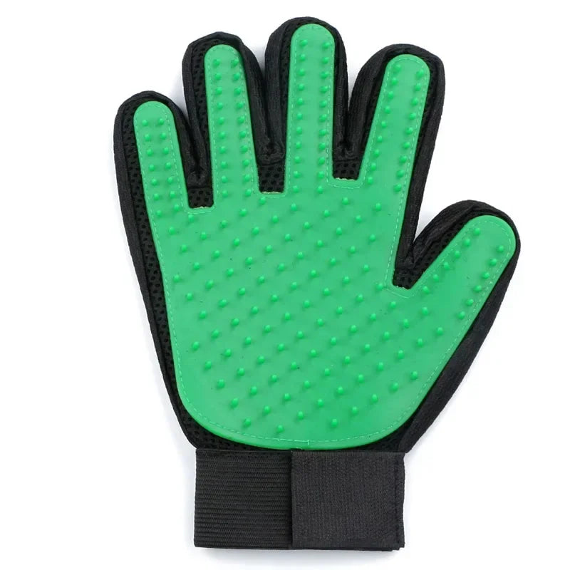 GroomGlove™ Silicone Deshedding & Bath Grooming Gloves