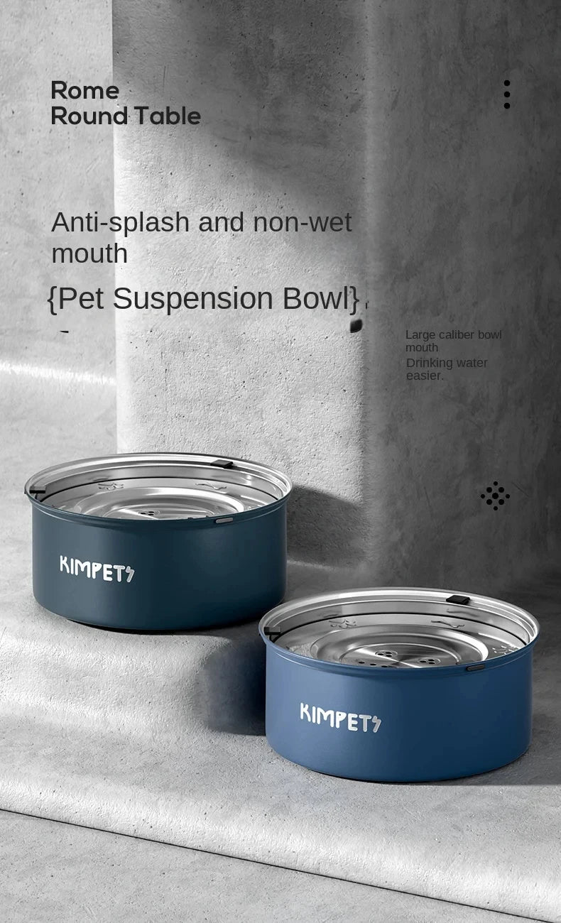 PawSteel™ Stainless Steel Anti-Tip Slow Feeder Bowl