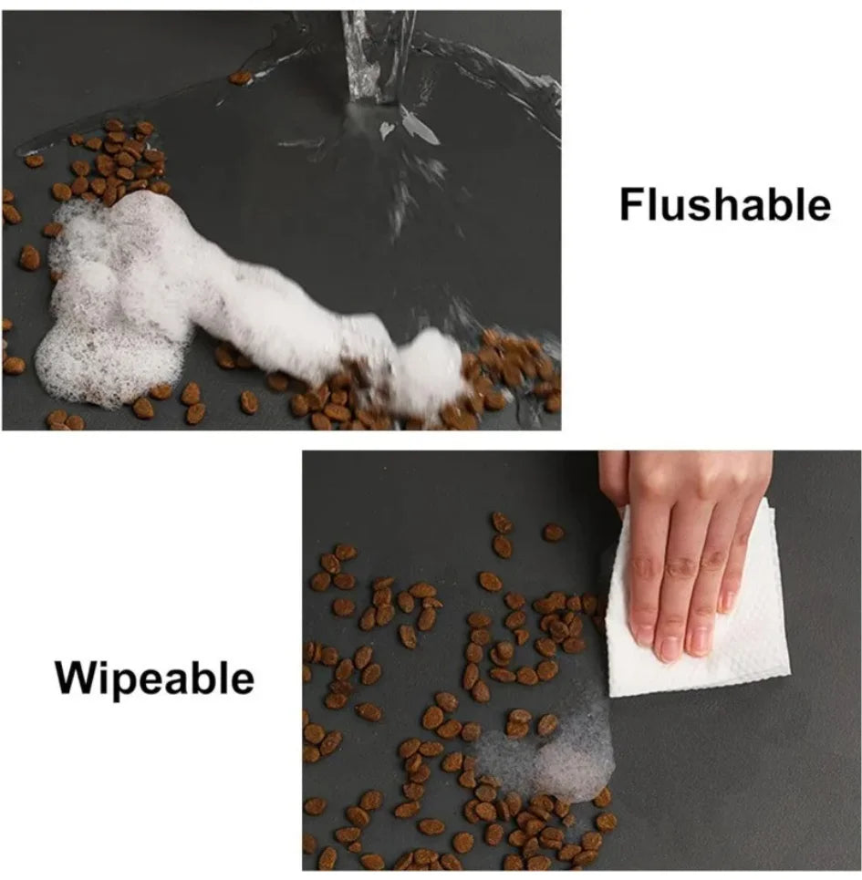 CleanPaws™ Absorbent Non-Slip Pet Feeding Mat