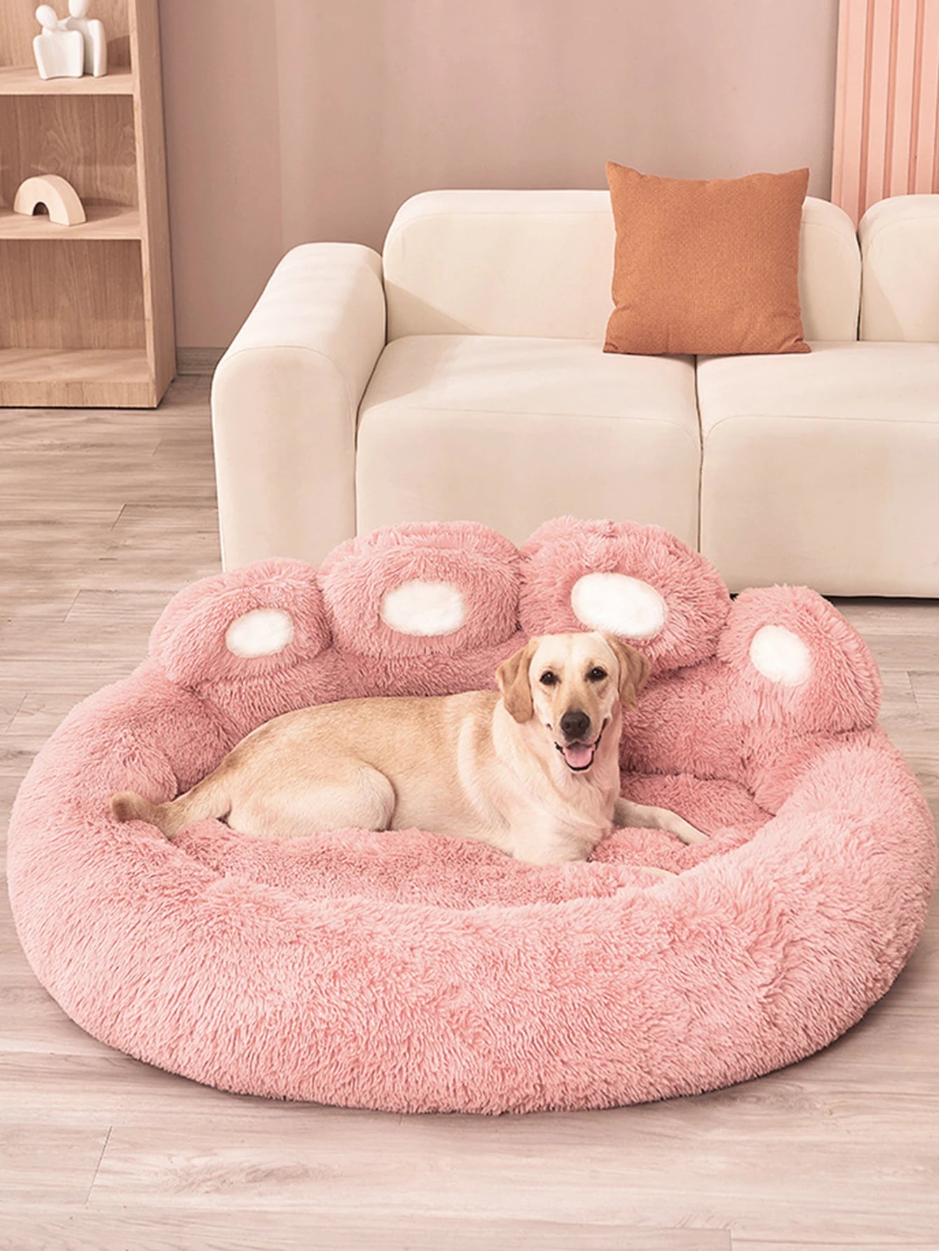 DreamNest™ Plush Calming Bed for Dogs & Cats