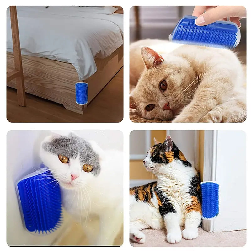 PurrSpa™ Self-Grooming Corner Brush for Cats