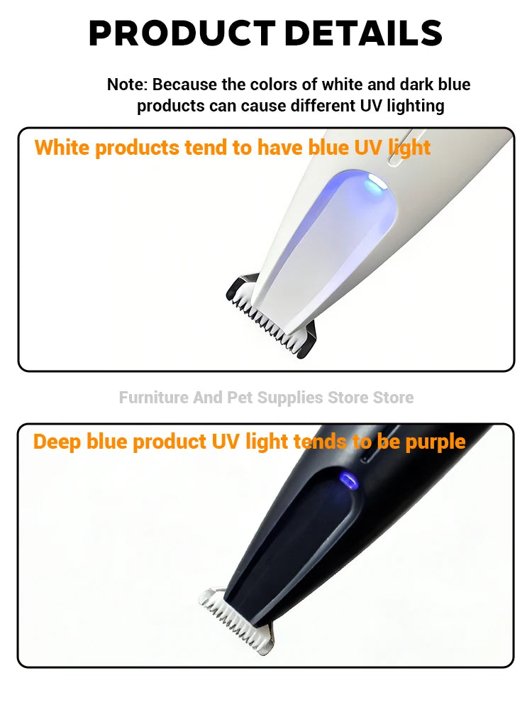 PawTrim™ Waterproof Pet Grooming Trimmer with LED Light