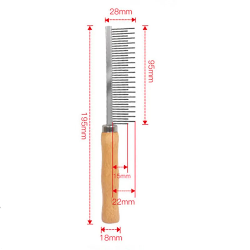 FurLift™ Stainless Steel Pet Grooming Brush for Dogs & Cats