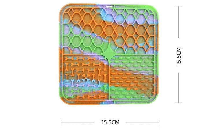 LickiPaws™ Silicone Slow Feeding & Lick Mat for Dogs & Cats