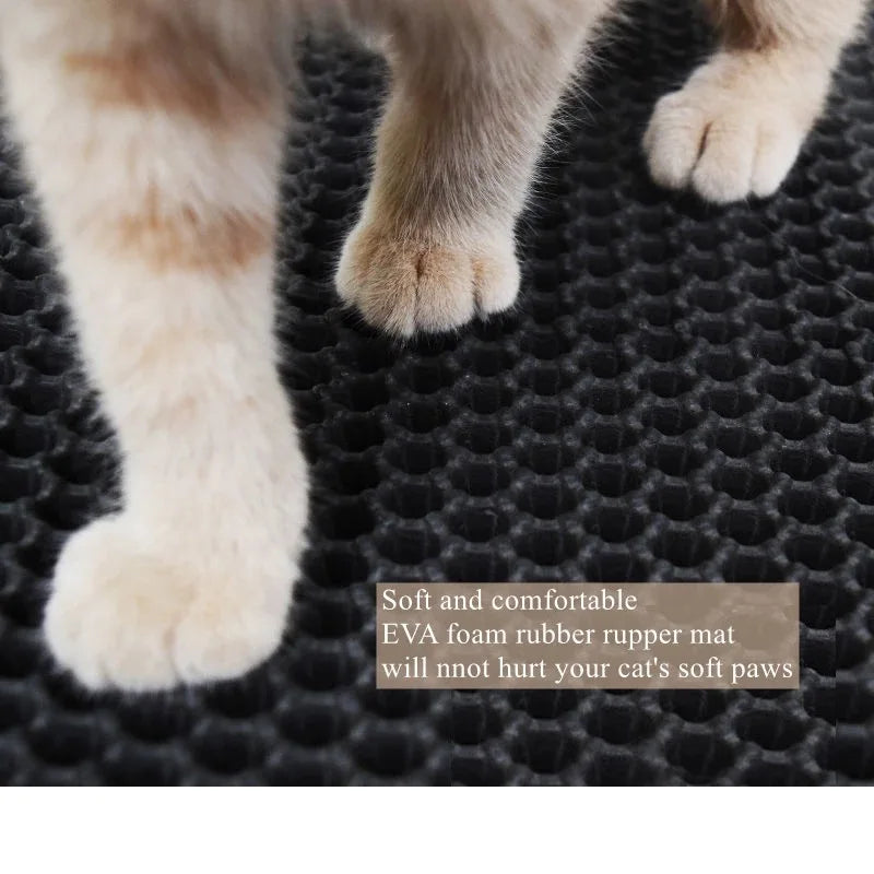 Alfombrilla impermeable para arena de gatos CleanPaws™