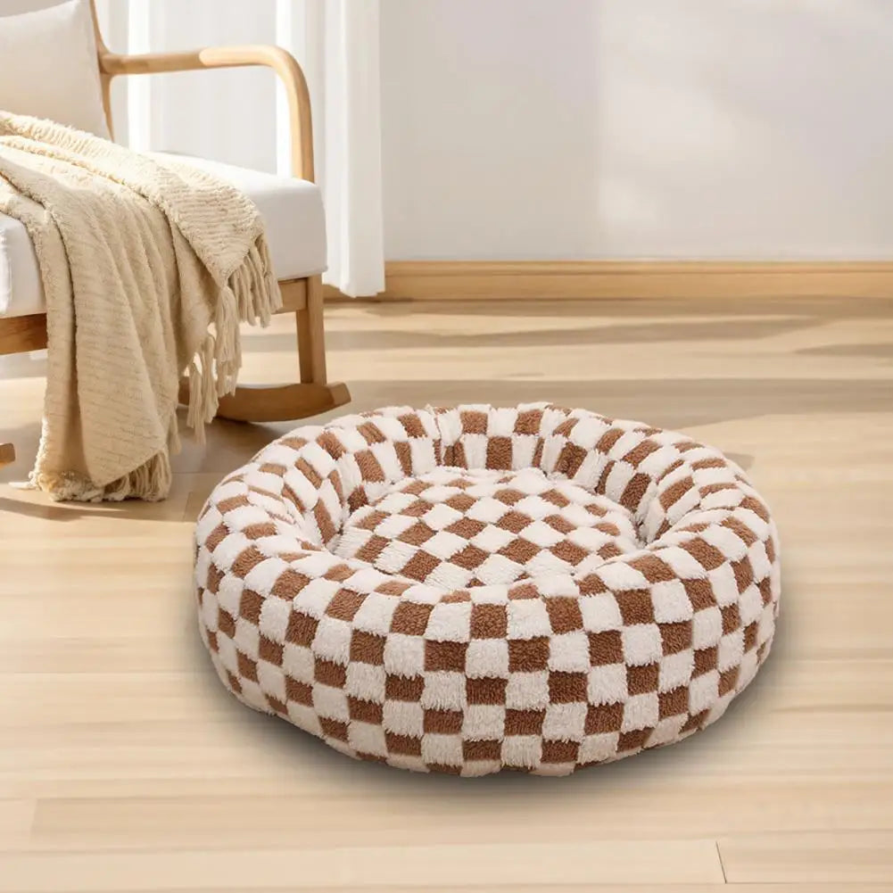 DreamNest™ Calming Donut Bed for Dogs & Cats