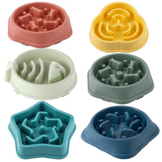 SlowPaws™ Anti-Choking Slow Feeder Bowl for Dogs & Cats