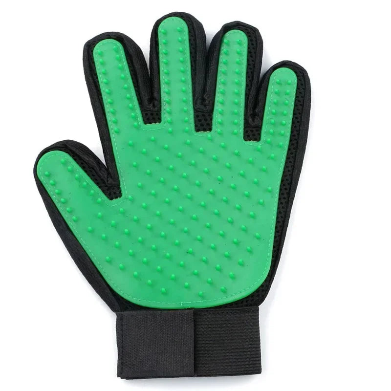 GroomGlove™ Silicone Deshedding & Bath Grooming Gloves