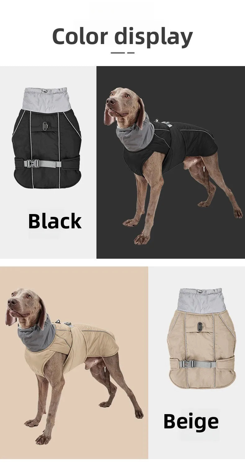 FrostPaw™ Waterproof Reflective Winter Dog Jacket