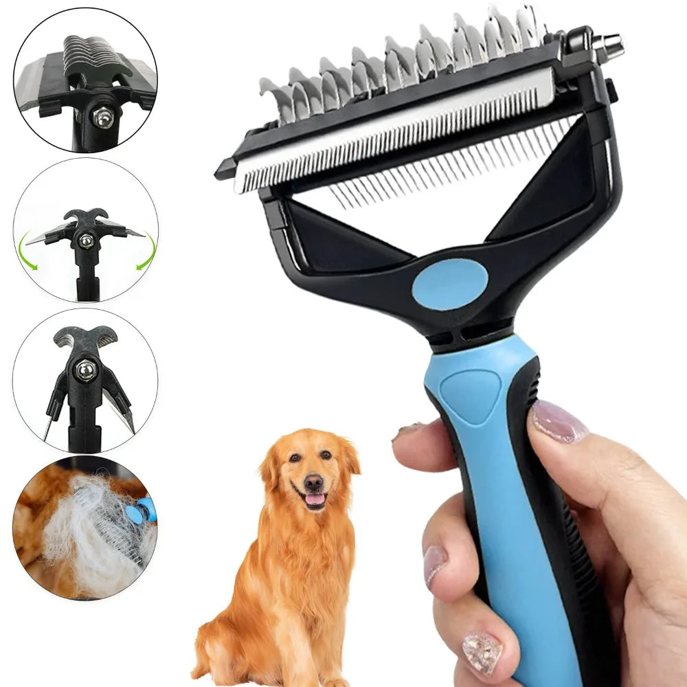 FurLift™ 3-in-1 Pet Deshedding & Detangling Brush