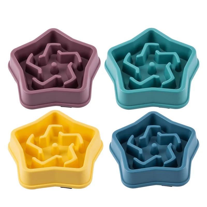 SlowPaws™ Anti-Choking Slow Feeder Bowl for Dogs & Cats