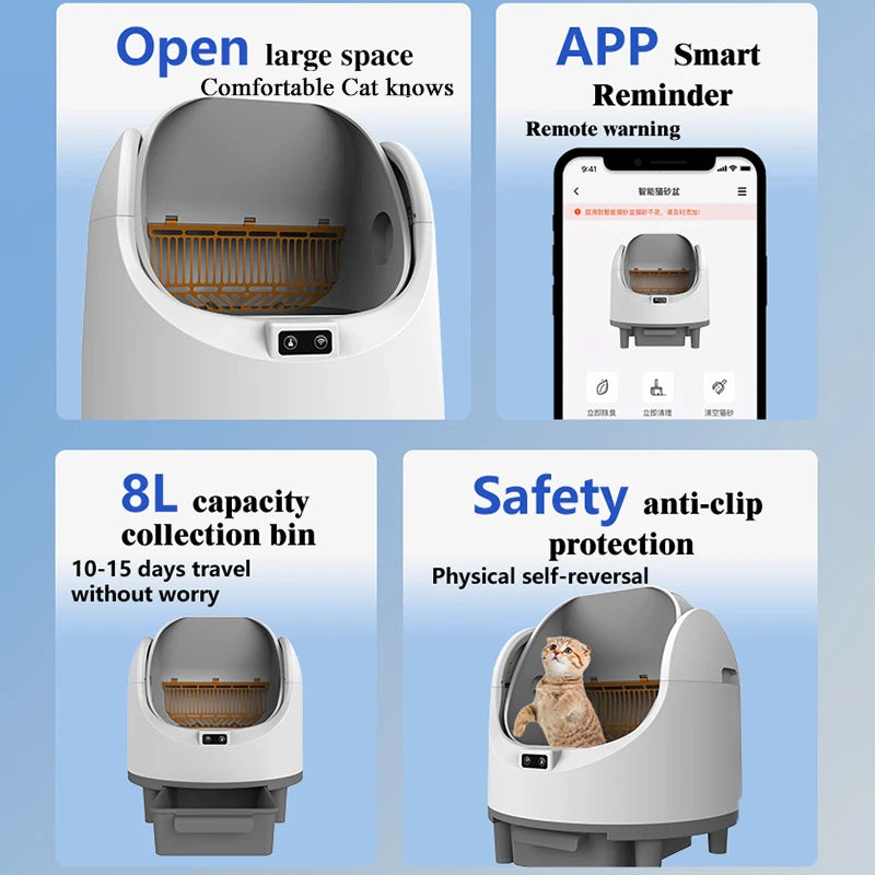 PurrNova™ Automatic Self-Cleaning Cat Litter Box