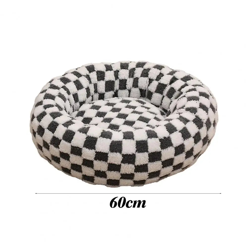 DreamNest™ Calming Donut Bed for Dogs & Cats