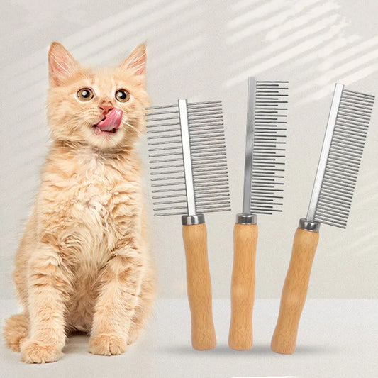 FurLift™ Stainless Steel Pet Grooming Brush for Dogs & Cats