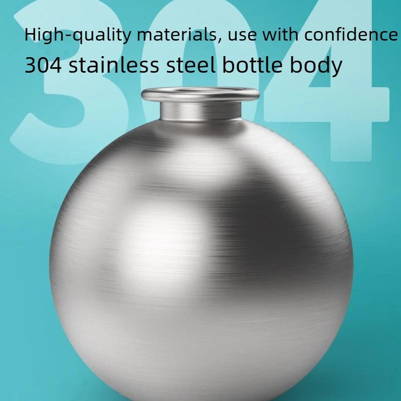 HydraPaw™ GlobeSip Stainless Steel Travel Water Bottle for Dogs & Cats