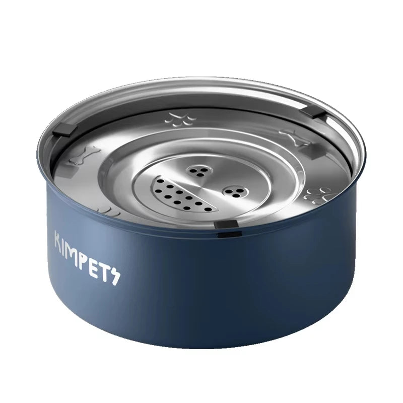 PawSteel™ Stainless Steel Anti-Tip Slow Feeder Bowl