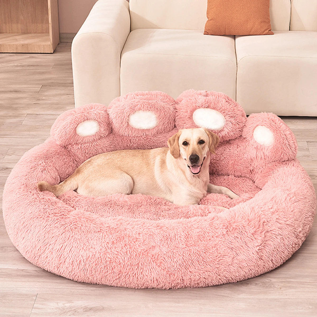 DreamNest™ Plush Calming Bed for Dogs & Cats