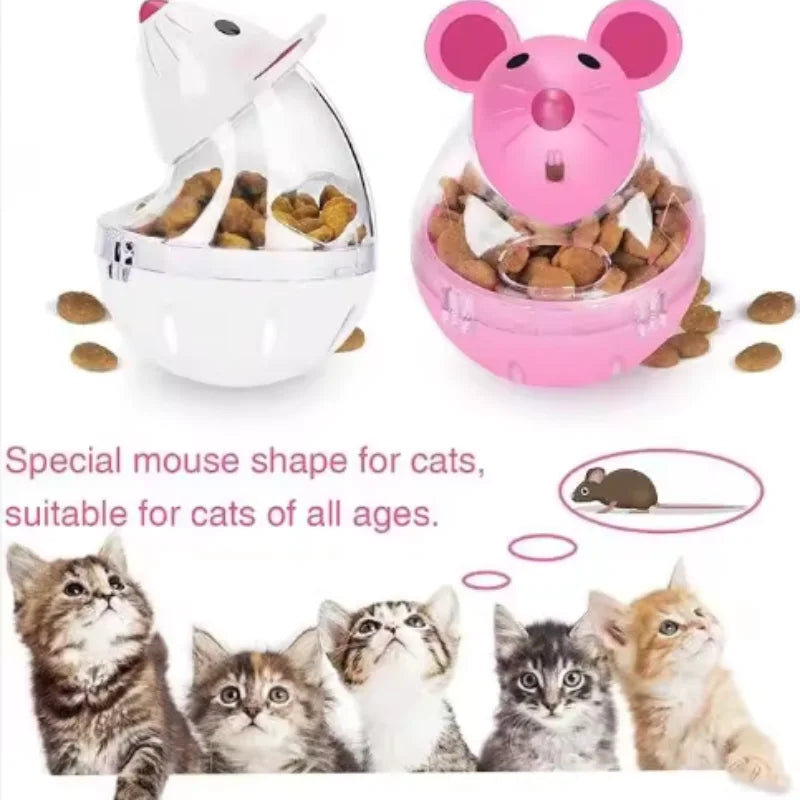 PurrPuzzle™ Interactive Treat Dispensing Mouse Toy for Cats