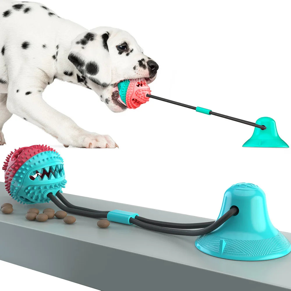 TugClean™ Interactive Suction Cup Chew Toy for Dogs