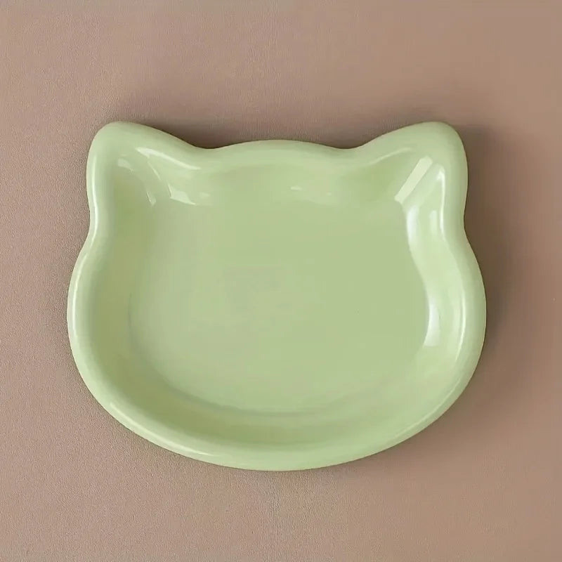 WhiskerDish™ Premium Cat Food & Treat Bowl