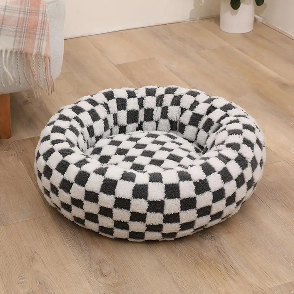 DreamNest™ Calming Donut Bed for Dogs & Cats