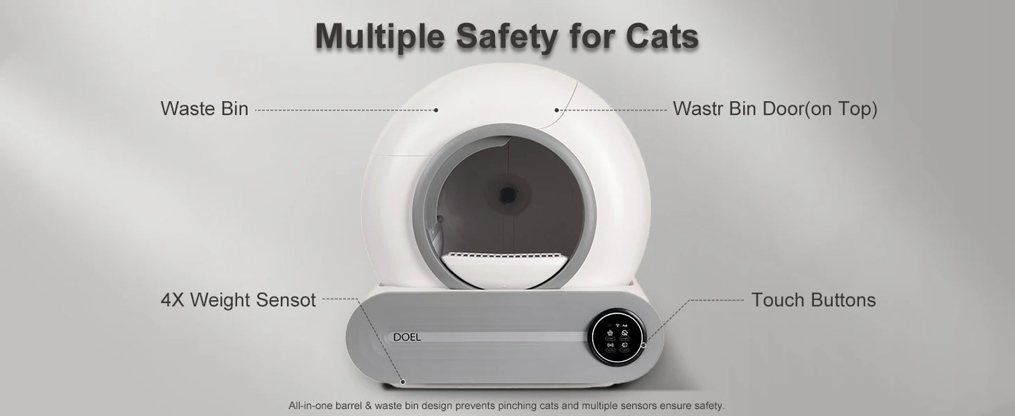 CleanPaws™ Automatic Self-Cleaning Cat Litter Box