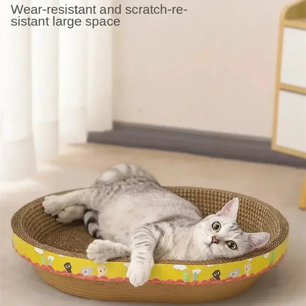 ScratchNest™ Corrugated Cat Scratching Lounge & Bed