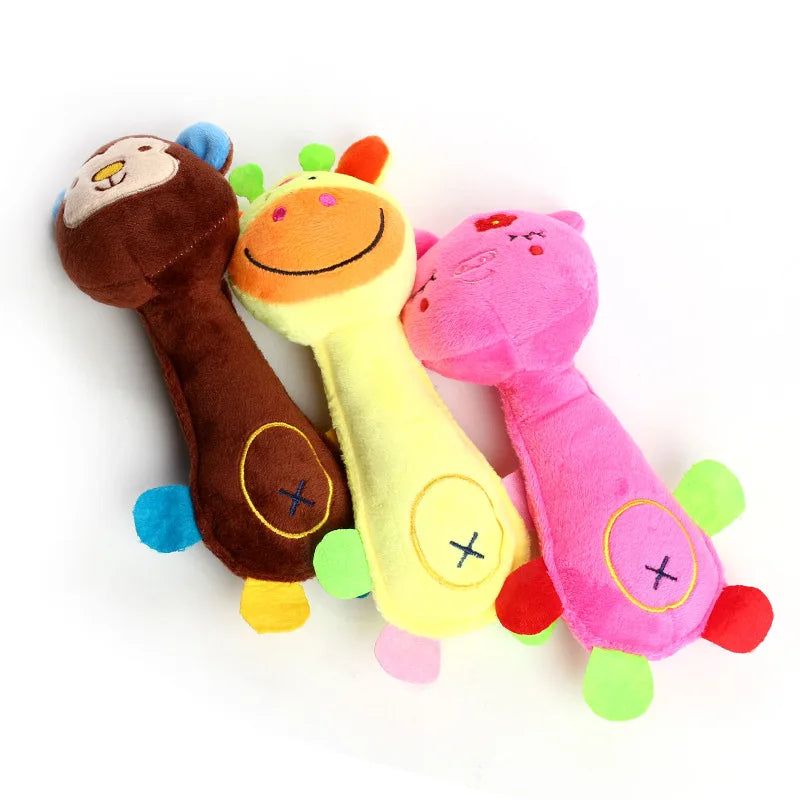 ChewBuddy™ Squeaky Plush Chew Toy for Small Dogs