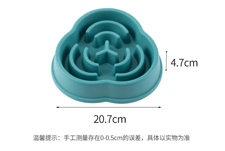 SlowPaws™ Anti-Choking Slow Feeder Bowl for Dogs & Cats