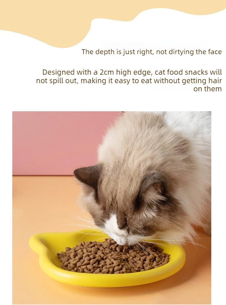 WhiskerDish™ Premium Cat Food & Treat Bowl