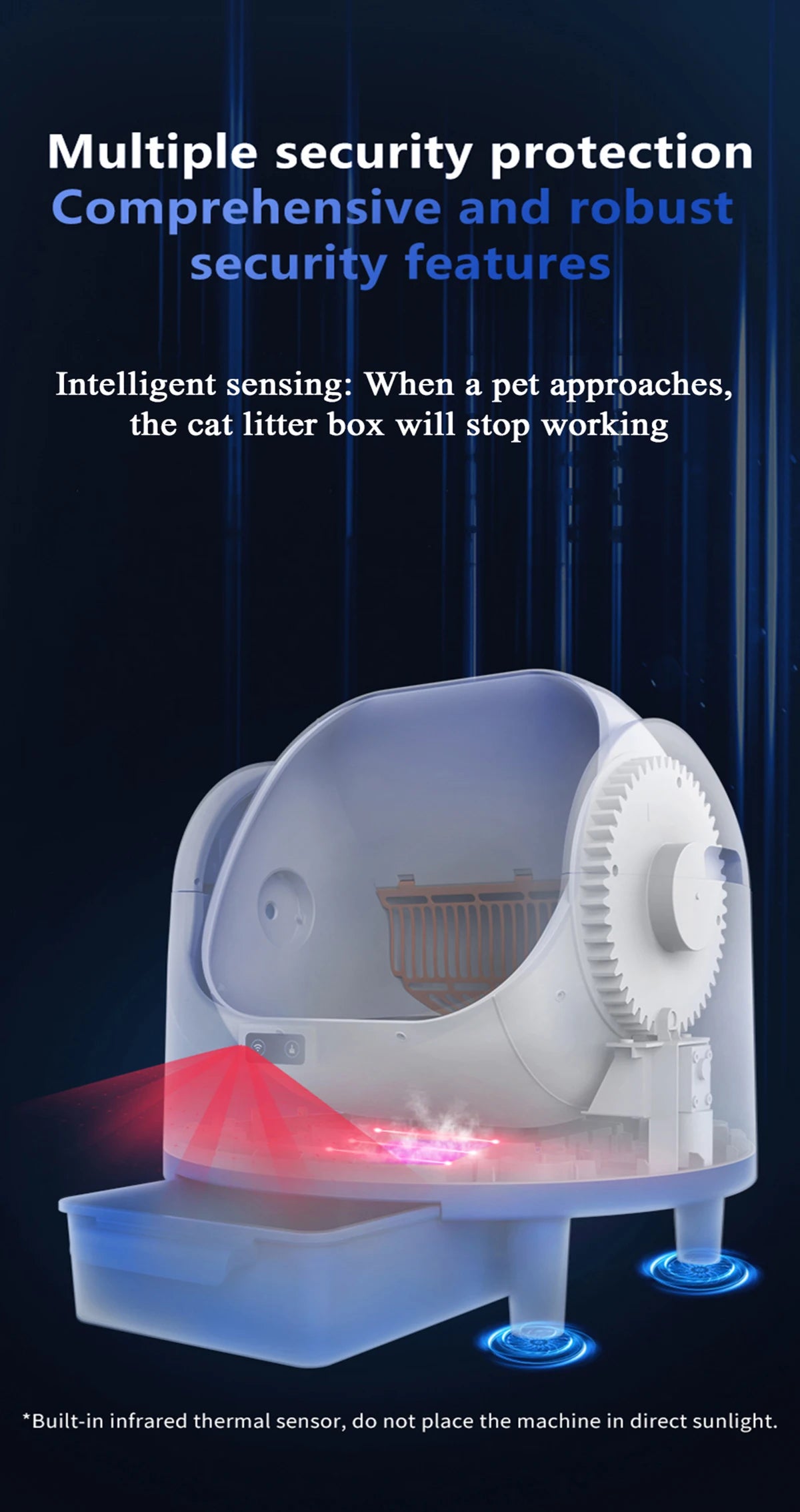PurrNova™ Automatic Self-Cleaning Cat Litter Box