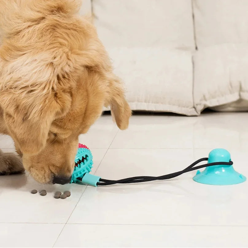 TugClean™ Interactive Suction Cup Chew Toy for Dogs