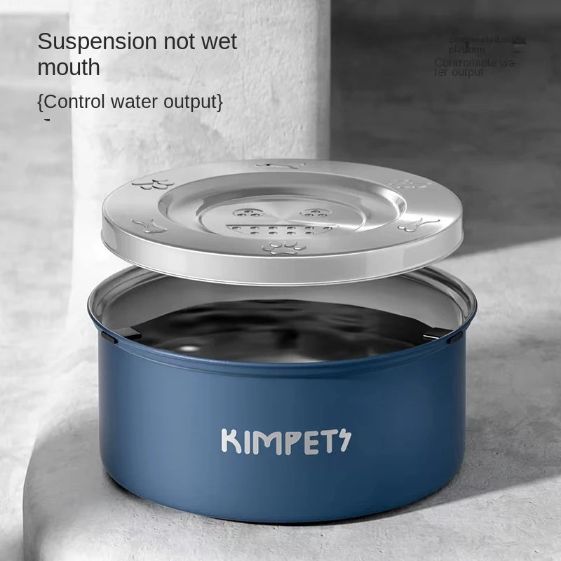 PawSteel™ Stainless Steel Anti-Tip Slow Feeder Bowl
