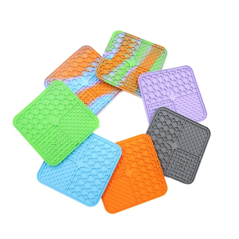LickiPaws™ Silicone Slow Feeding & Lick Mat for Dogs & Cats