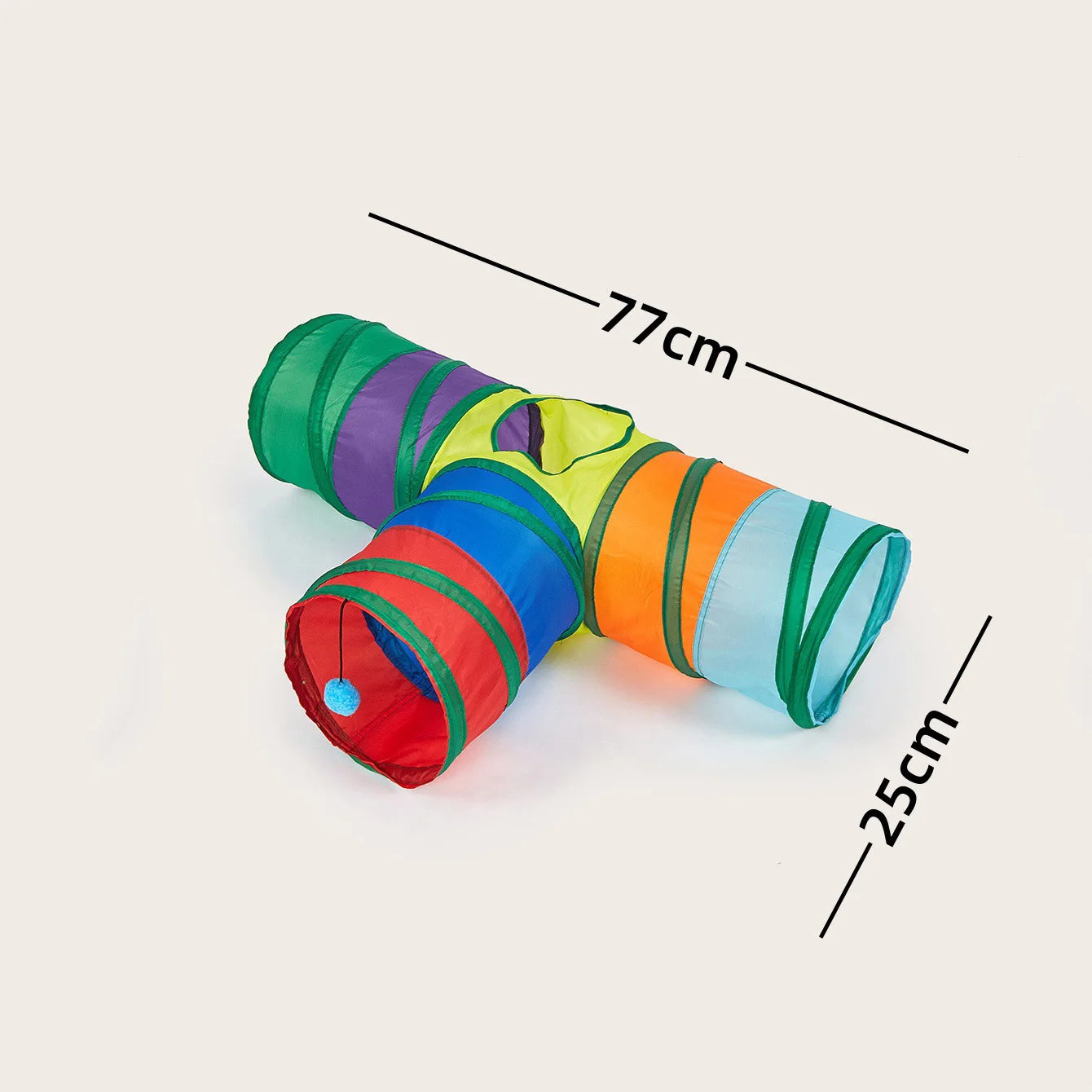 TunnelZoom™ Collapsible Cat Play Tunnel for Indoor Cats
