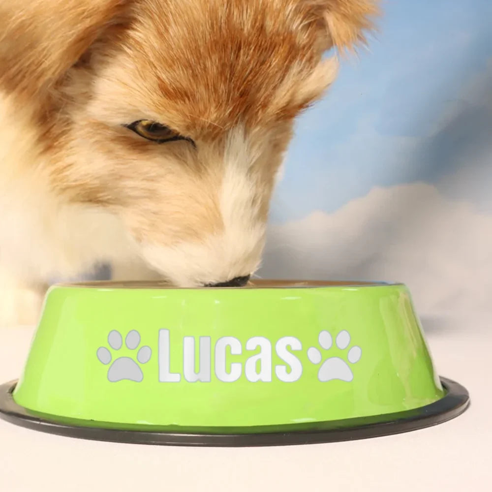 PawSignature™ Custom Stainless Steel Dog & Cat Bowl