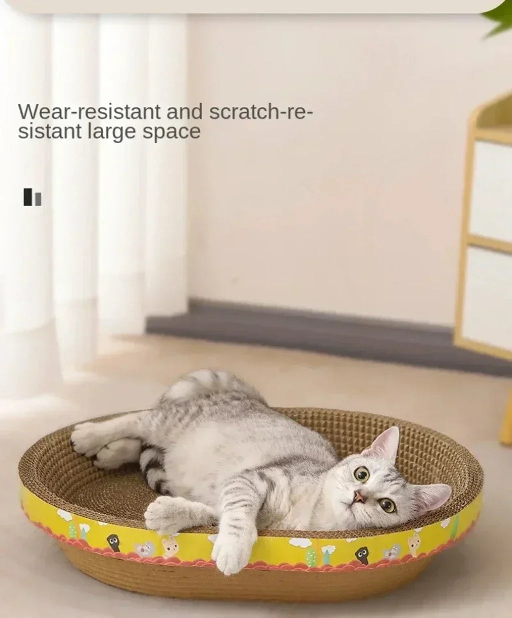 ScratchNest™ Corrugated Cat Scratching Lounge & Bed