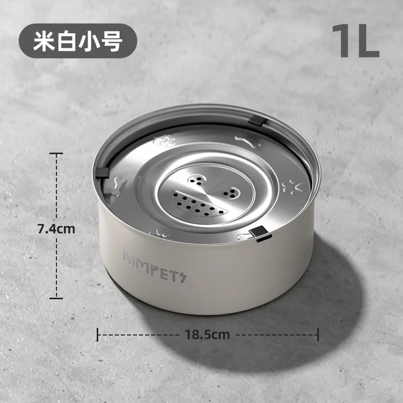 PawSteel™ Stainless Steel Anti-Tip Slow Feeder Bowl